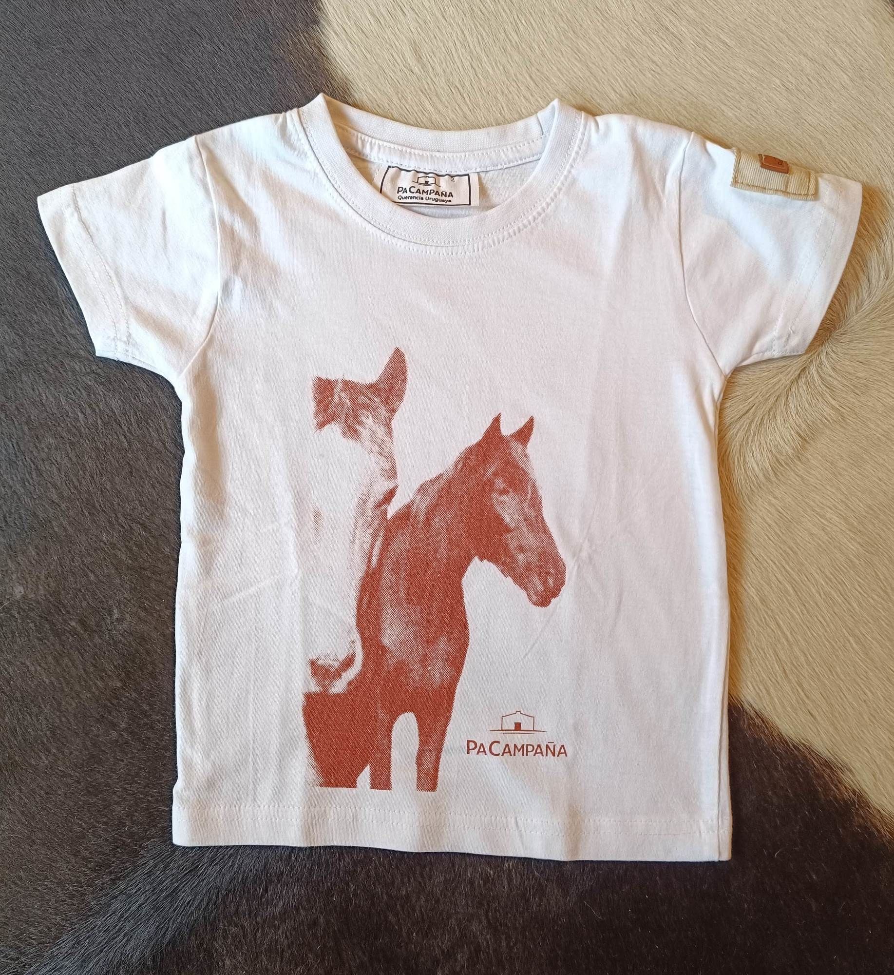 Remera Criollos Infantil blanco 6