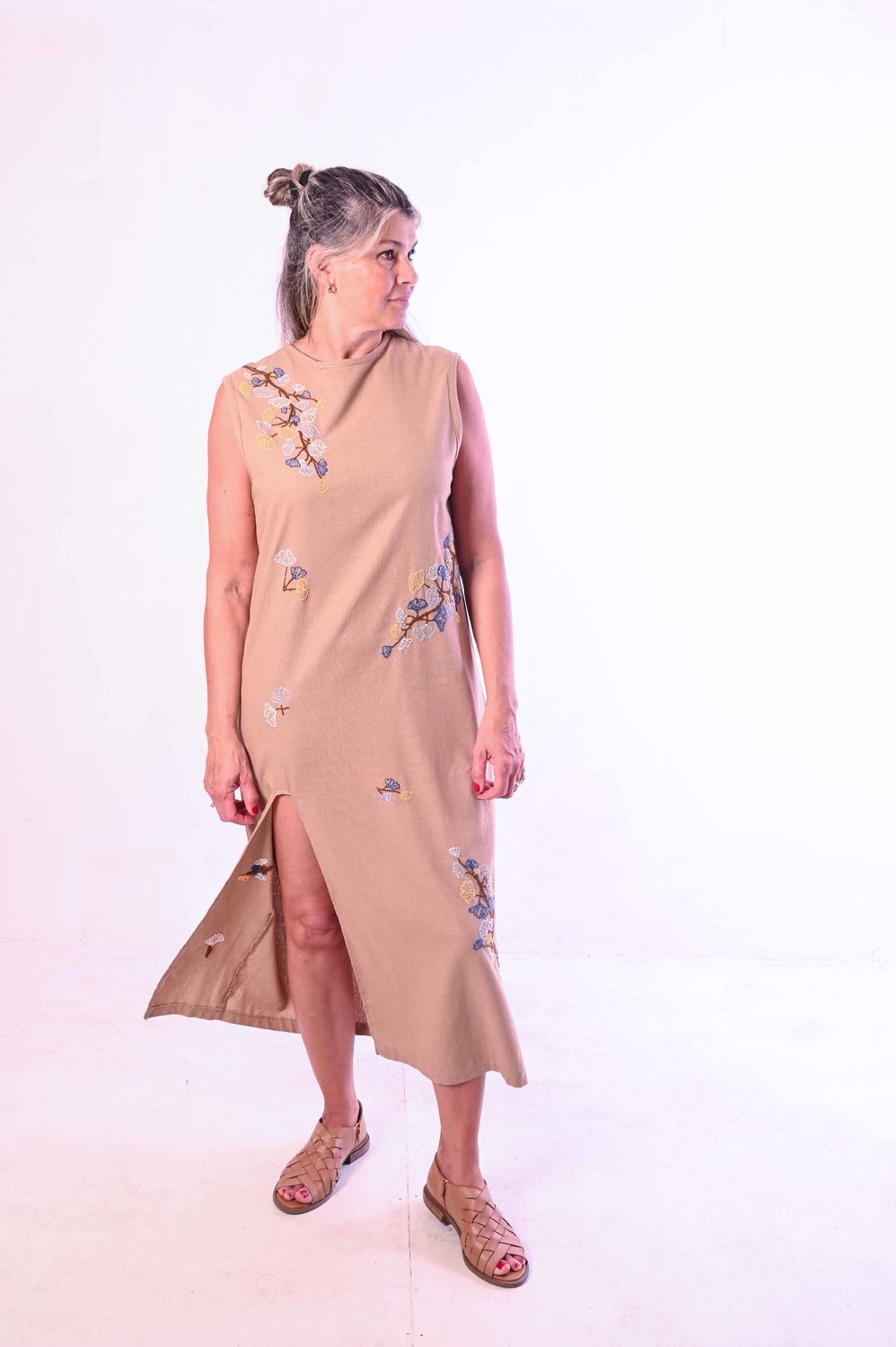 Vestido Susa beige m