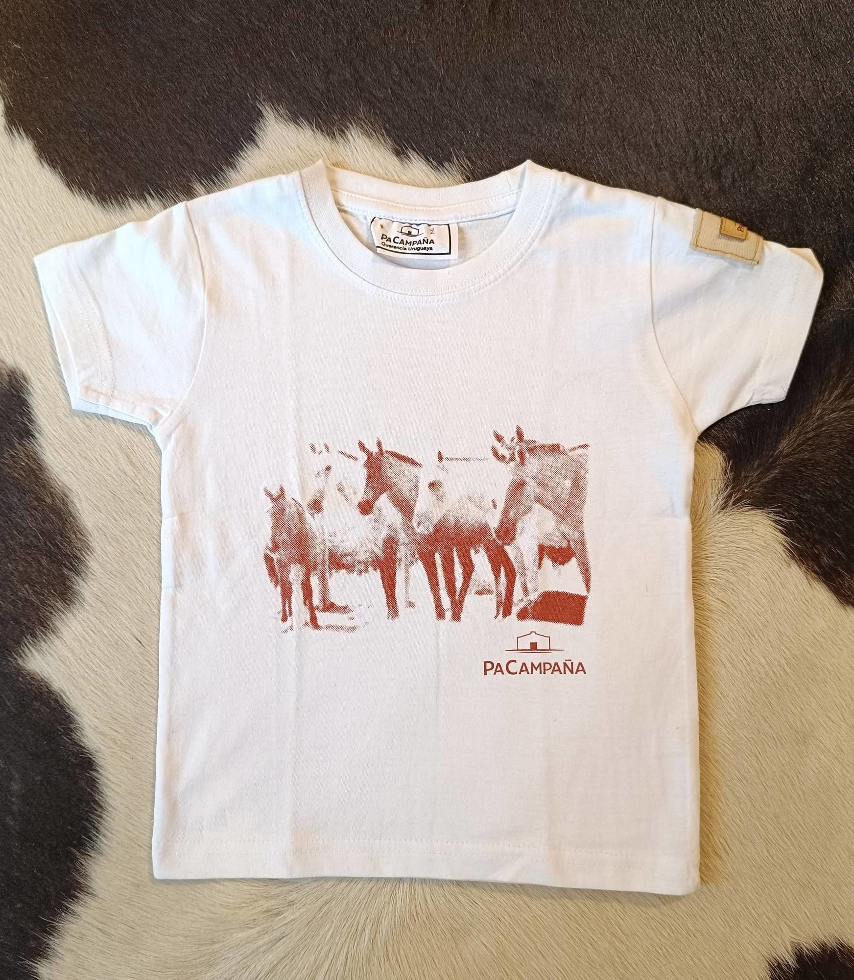 Remera Criollos Infantil blanco 4