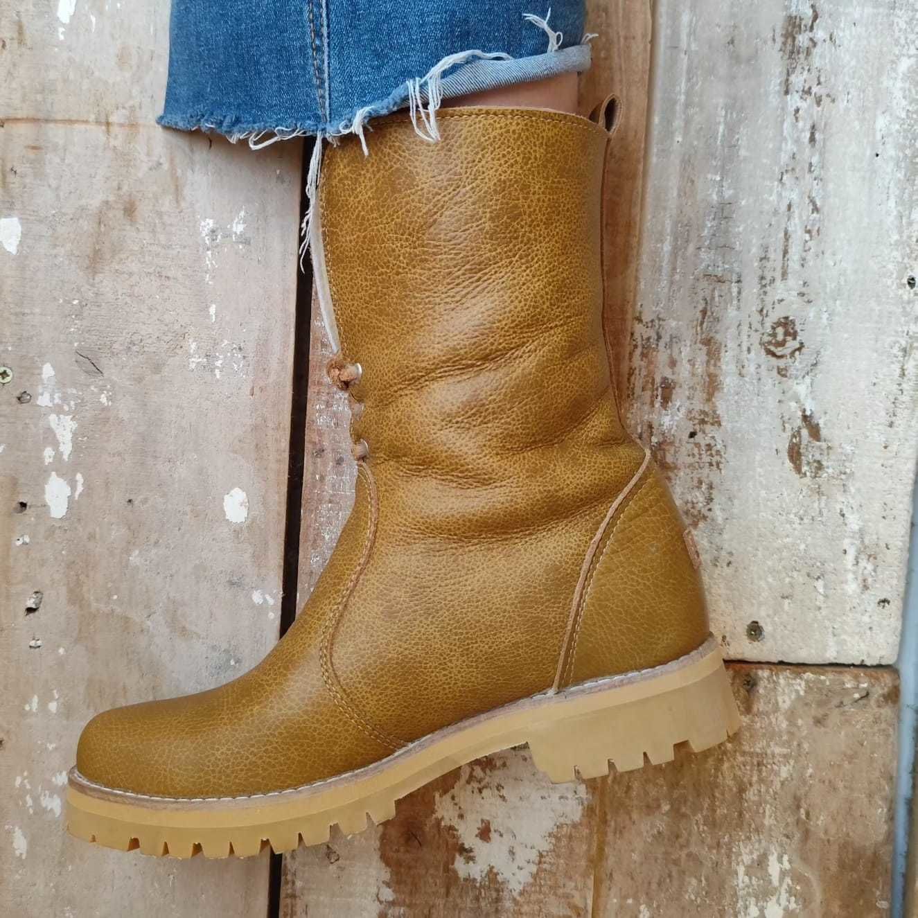 Botas Corderito cognac 36